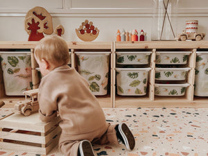 Tropical inspired play room