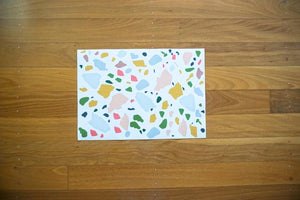 Classic Terrazzo storage box decals