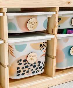 Go Halvies storage box decal