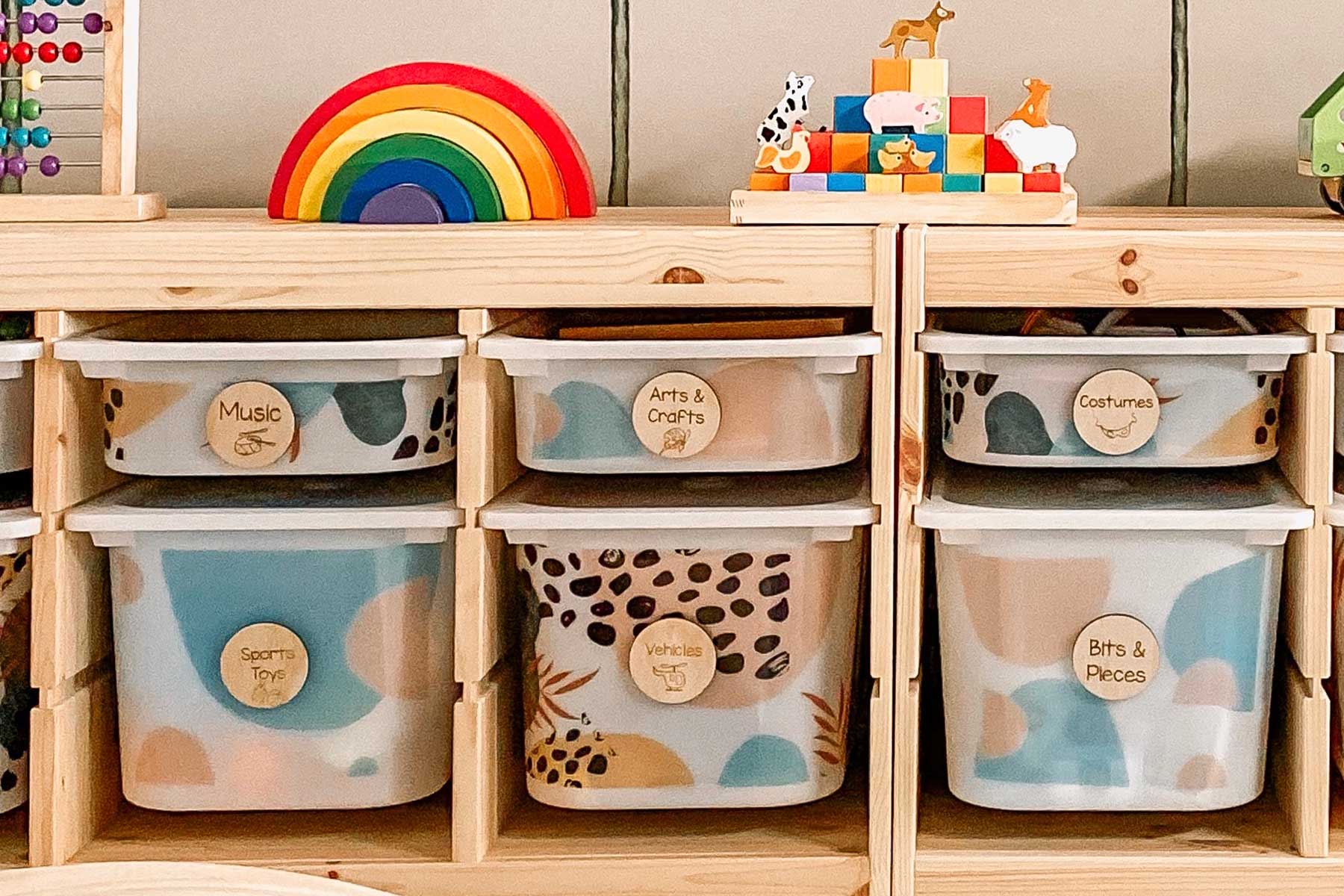 Go Halvies storage box decal