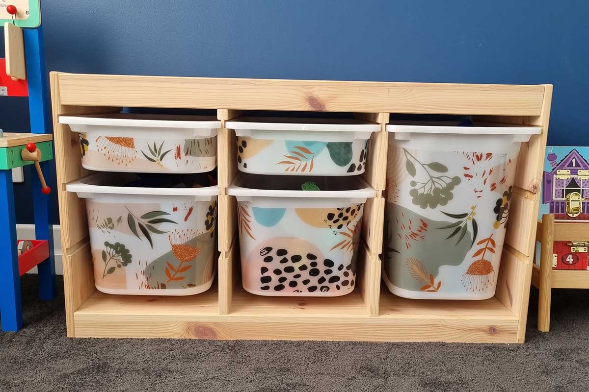 Aussie Beaut storage box print